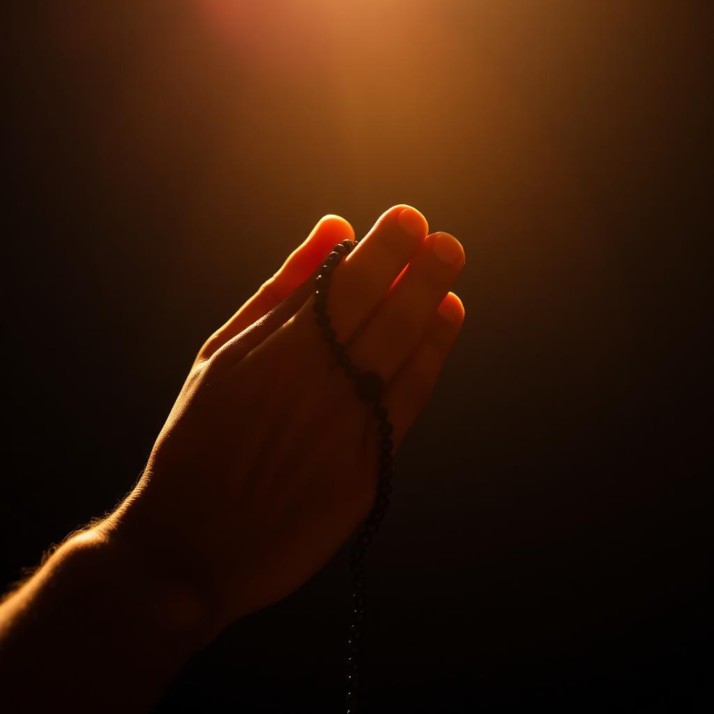 Manos en oración